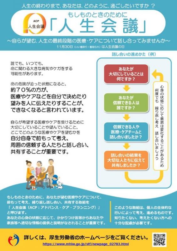 人生会議って知っていますか？